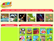 Tablet Screenshot of kidskorners.com